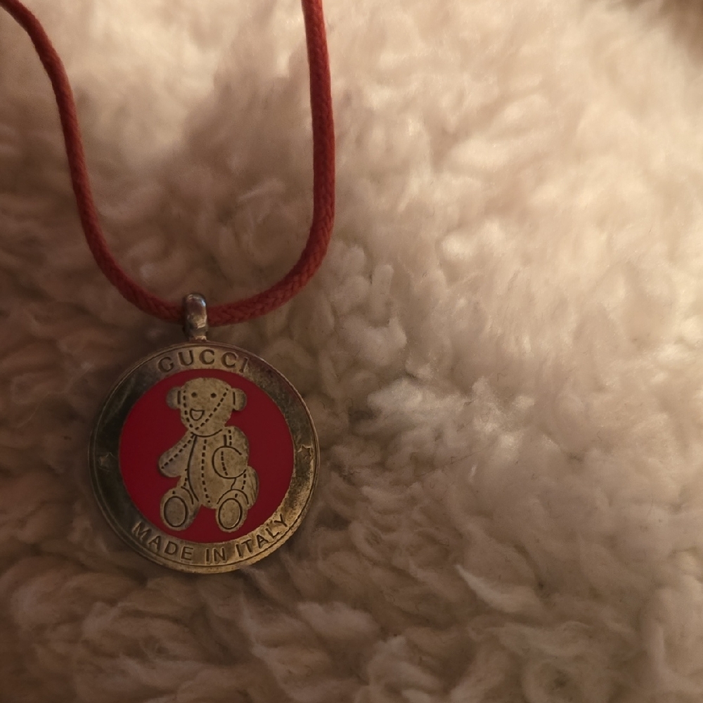 Gucci Bear Pendant Necklace